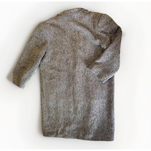 Vintage Peabody House Womens Sz 9/10 Tweed Wool Blend Coat - Picture 6 of 6